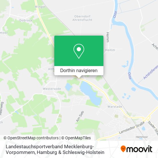 Landestauchsportverband Mecklenburg-Vorpommern Karte