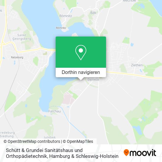 Schütt & Grundei Sanitätshaus und Orthopädietechnik Karte