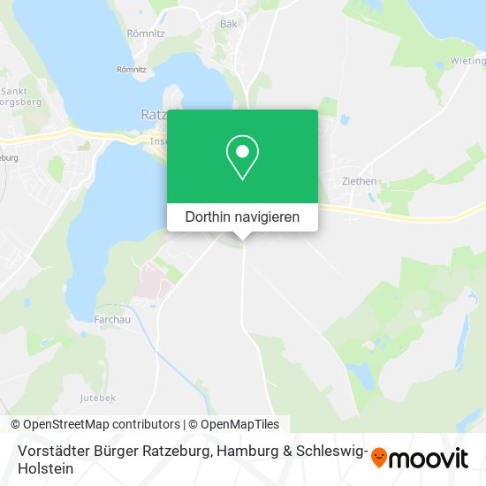 Vorstädter Bürger Ratzeburg Karte