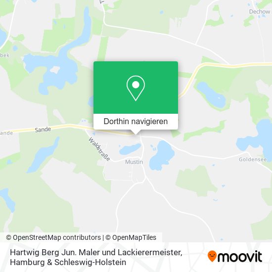 Hartwig Berg Jun. Maler und Lackierermeister Karte