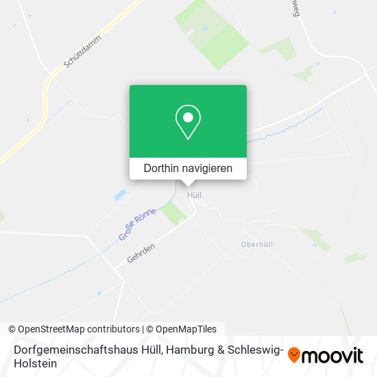 Dorfgemeinschaftshaus Hüll Karte