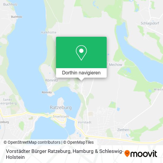 Vorstädter Bürger Ratzeburg Karte