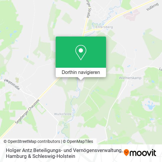 Holger Antz Beteiligungs- und Vernögensverwaltung Karte