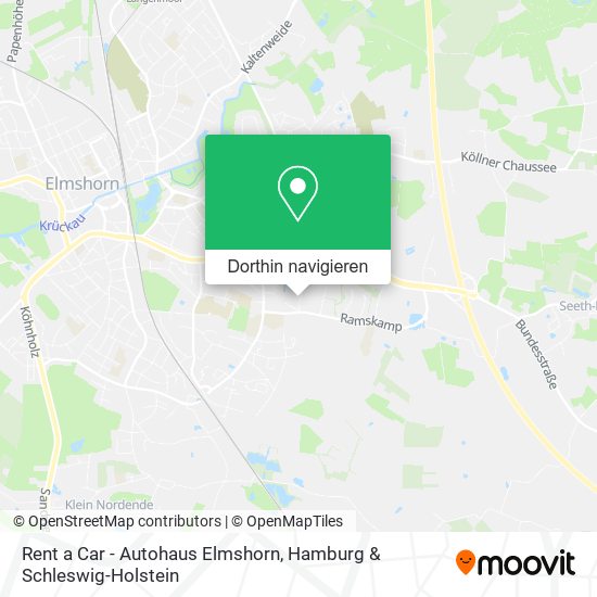 Rent a Car - Autohaus Elmshorn Karte