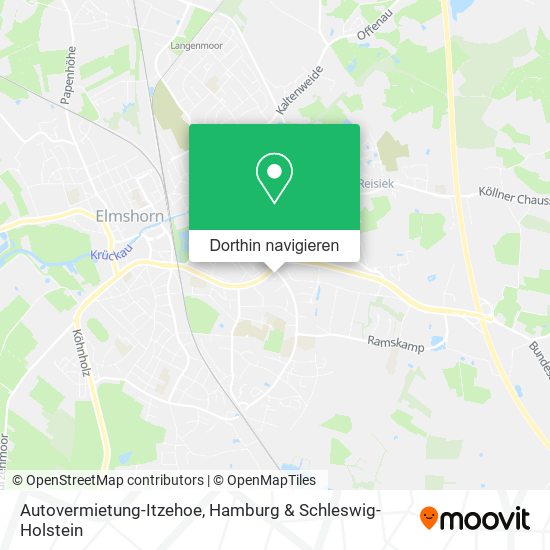 Autovermietung-Itzehoe Karte