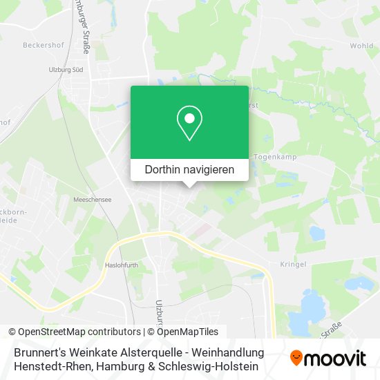 Brunnert's Weinkate Alsterquelle - Weinhandlung Henstedt-Rhen Karte