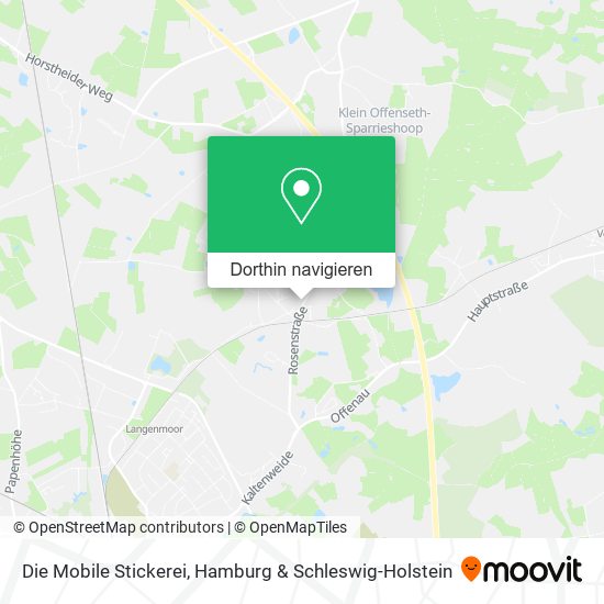 Die Mobile Stickerei Karte