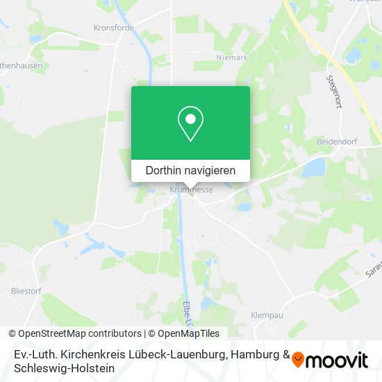 Ev.-Luth. Kirchenkreis Lübeck-Lauenburg Karte