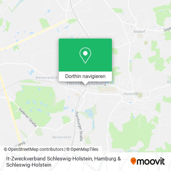 It-Zweckverband Schleswig-Holstein Karte