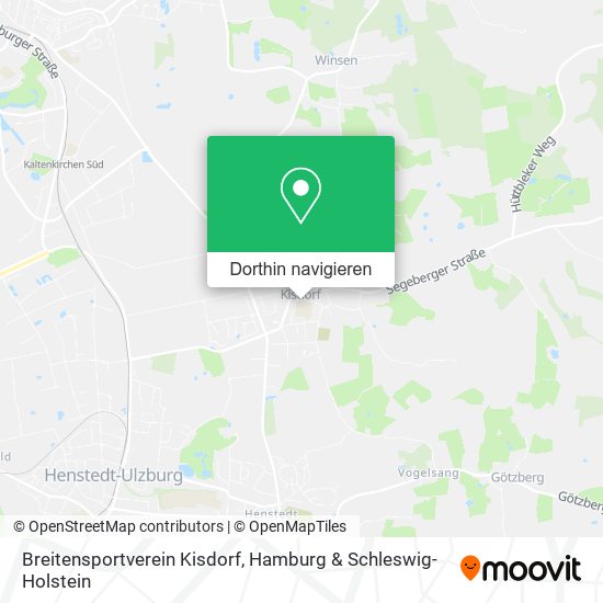 Breitensportverein Kisdorf Karte