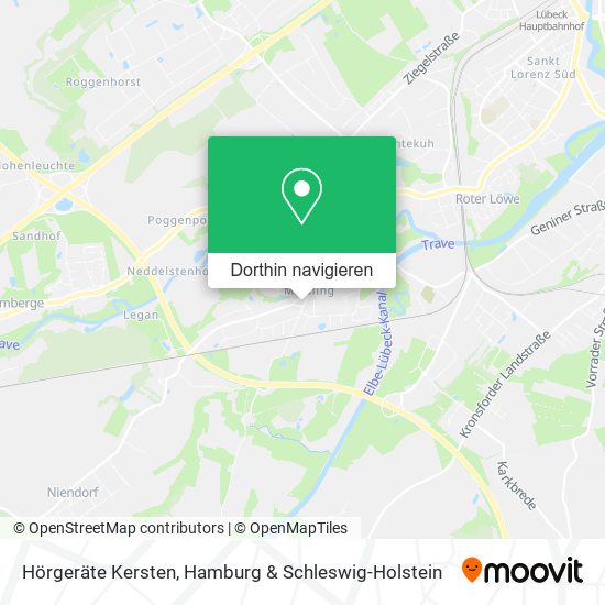 Hörgeräte Kersten Karte
