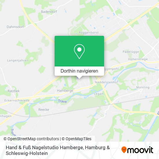 Hand & Fuß Nagelstudio Hamberge Karte
