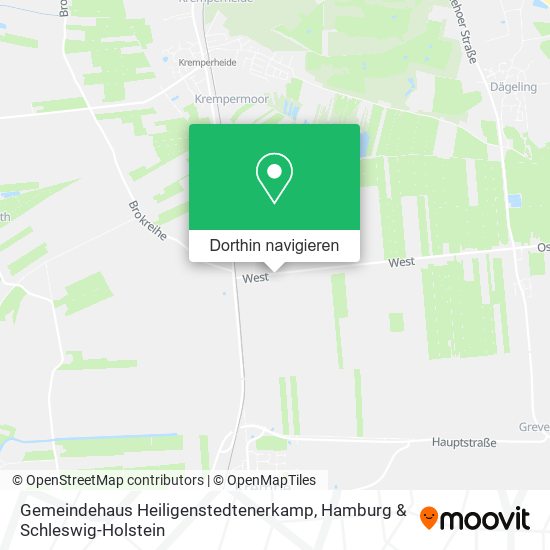Gemeindehaus Heiligenstedtenerkamp Karte