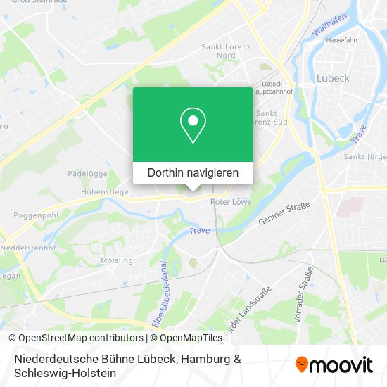 Niederdeutsche Bühne Lübeck Karte
