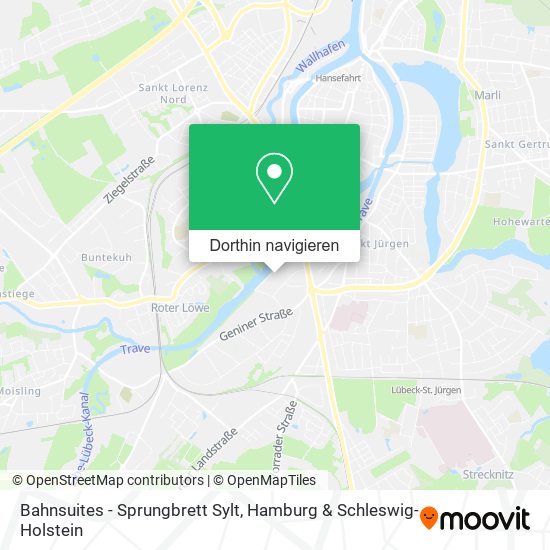 Bahnsuites - Sprungbrett Sylt Karte
