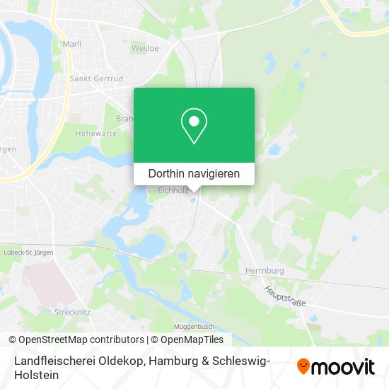 Landfleischerei Oldekop Karte