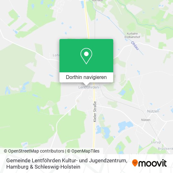 Gemeinde Lentföhrden Kultur- und Jugendzentrum Karte