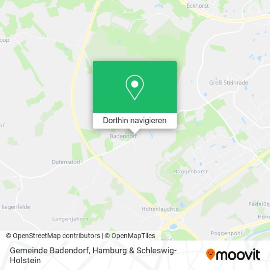 Gemeinde Badendorf Karte