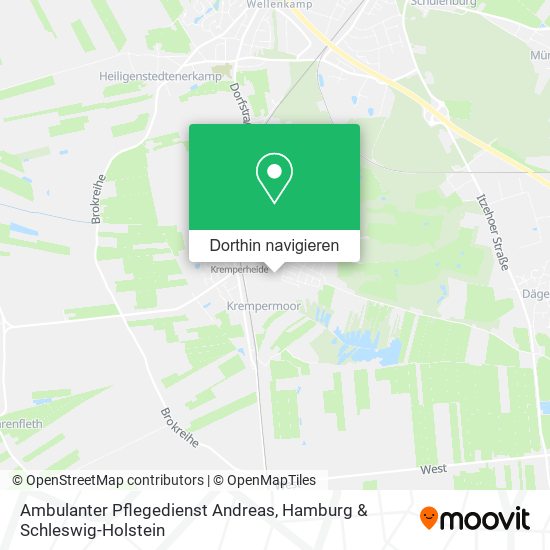 Ambulanter Pflegedienst Andreas Karte