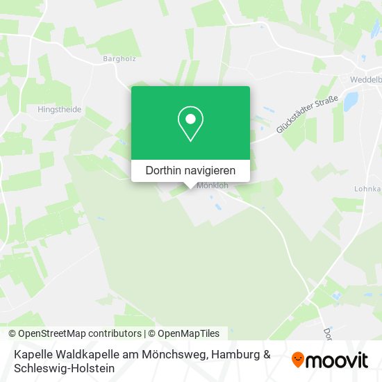 Kapelle Waldkapelle am Mönchsweg Karte