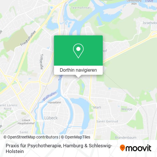 Praxis für Psychotherapie Karte