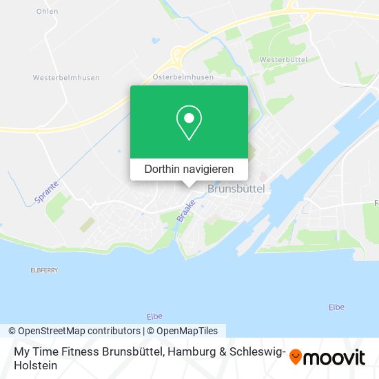My Time Fitness Brunsbüttel Karte
