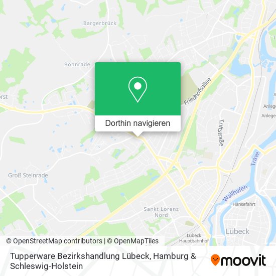 Tupperware Bezirkshandlung Lübeck Karte
