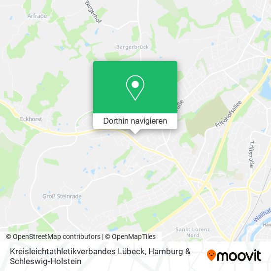 Kreisleichtathletikverbandes Lübeck Karte