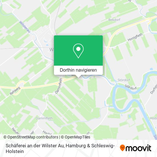 Schäferei an der Wilster Au Karte