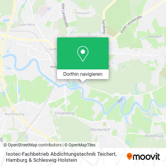 Isotec-Fachbetrieb Abdichtungstechnik Teichert Karte