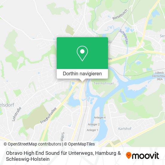 Obravo High End Sound für Unterwegs Karte