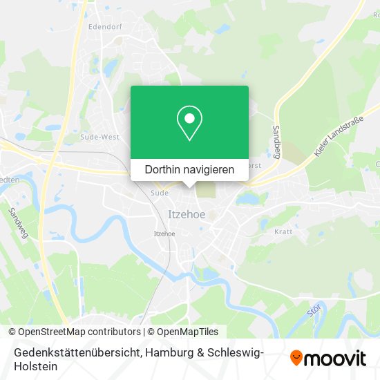 Gedenkstättenübersicht Karte