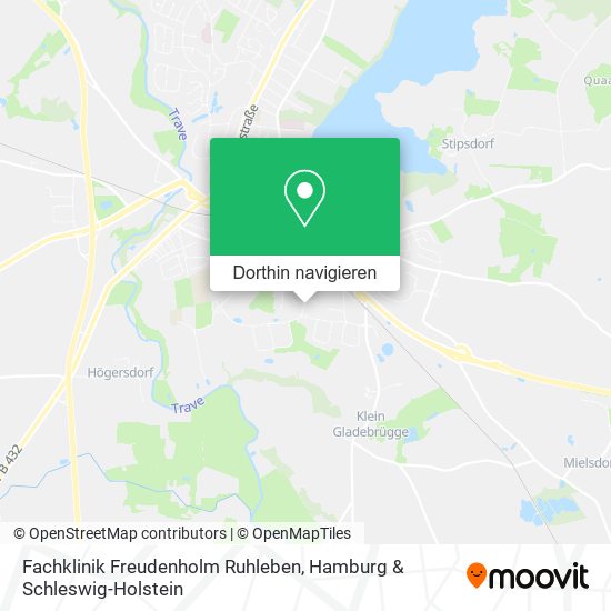 Fachklinik Freudenholm Ruhleben Karte