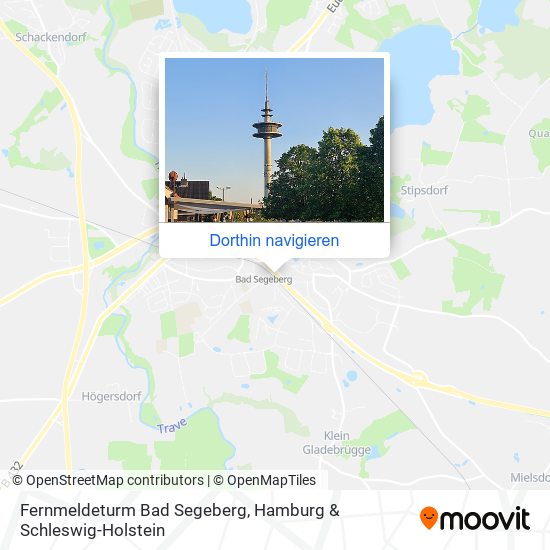 Fernmeldeturm Bad Segeberg Karte