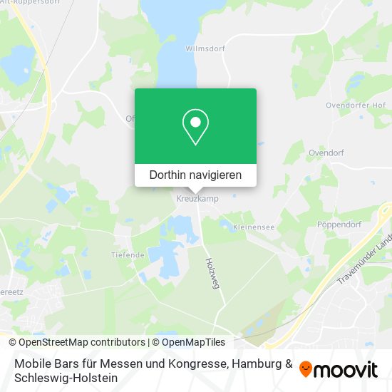 Mobile Bars für Messen und Kongresse Karte