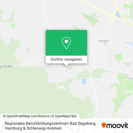 Regionales Berufsbildungszentrum Bad Segeberg Karte