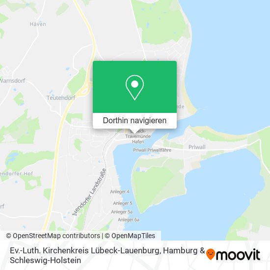 Ev.-Luth. Kirchenkreis Lübeck-Lauenburg Karte