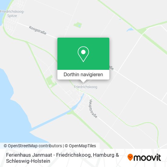 Ferienhaus Janmaat - Friedrichskoog Karte