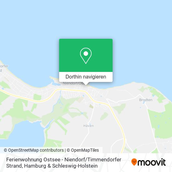 Ferienwohnung Ostsee - Niendorf / Timmendorfer Strand Karte