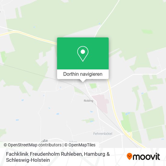 Fachklinik Freudenholm Ruhleben Karte