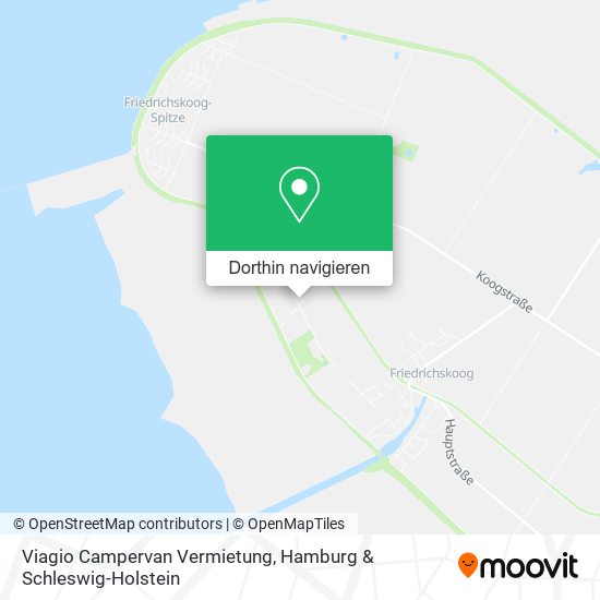 Viagio Campervan Vermietung Karte