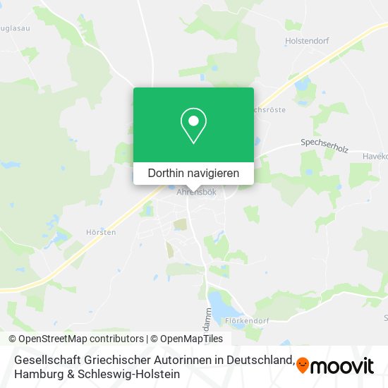 Gesellschaft Griechischer Autorinnen in Deutschland Karte