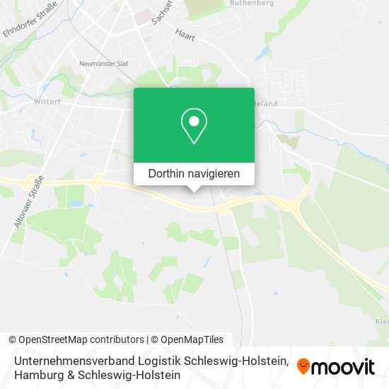 Unternehmensverband Logistik Schleswig-Holstein Karte