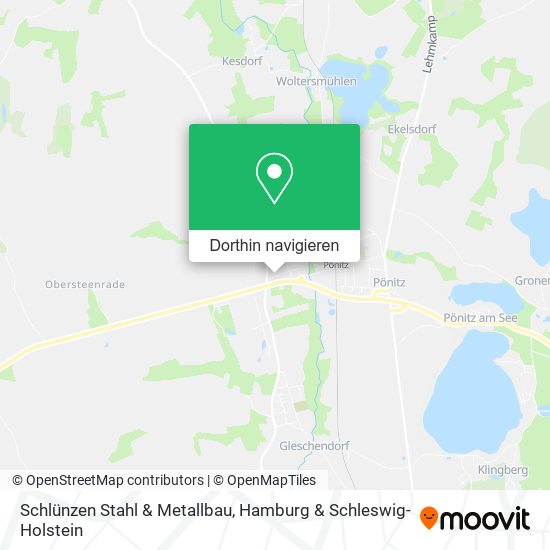 Schlünzen Stahl & Metallbau Karte