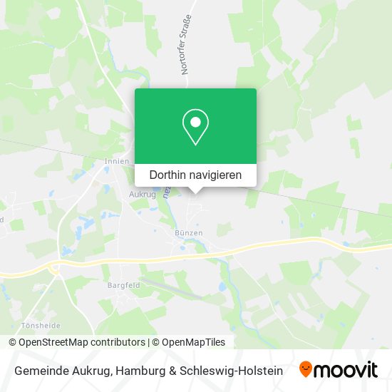 Gemeinde Aukrug Karte