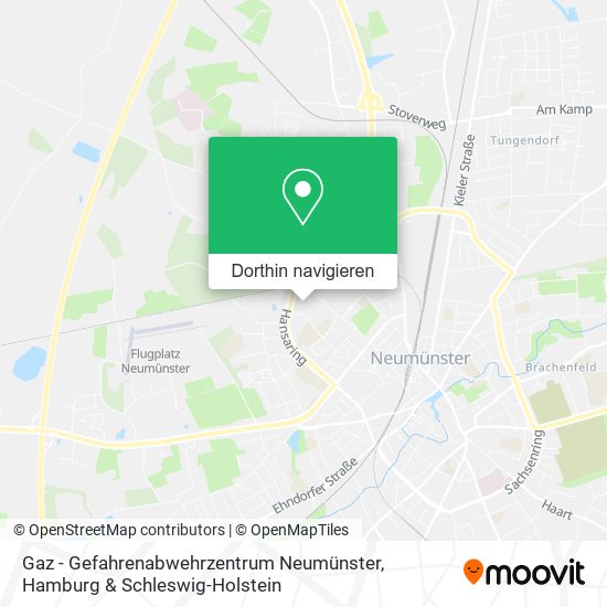 Gaz - Gefahrenabwehrzentrum Neumünster Karte