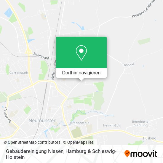 Gebäudereinigung Nissen Karte