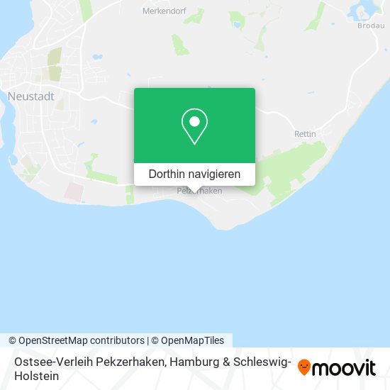 Ostsee-Verleih Pekzerhaken Karte