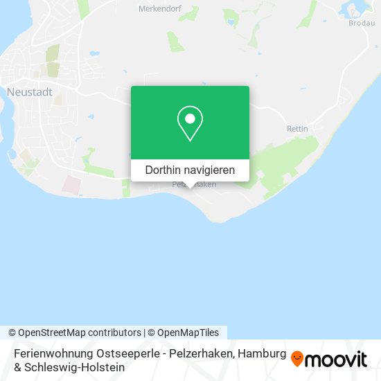 Ferienwohnung Ostseeperle - Pelzerhaken Karte