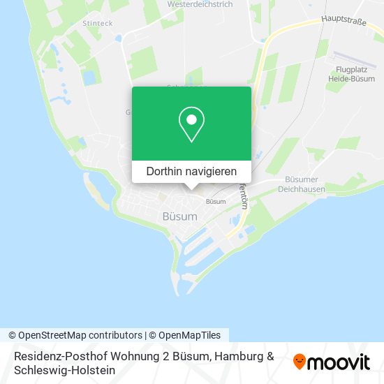 Residenz-Posthof Wohnung 2 Büsum Karte